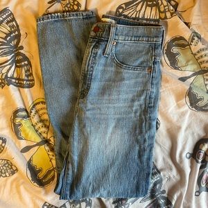 Madewell classic straight jeans